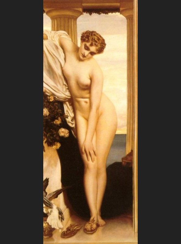 Lord Frederick Leighton Venus Disrobing for the Bath